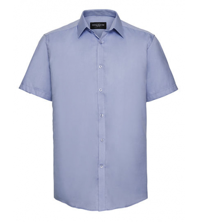 Men´s Short Sleeve Tailored Herringbone Shirt